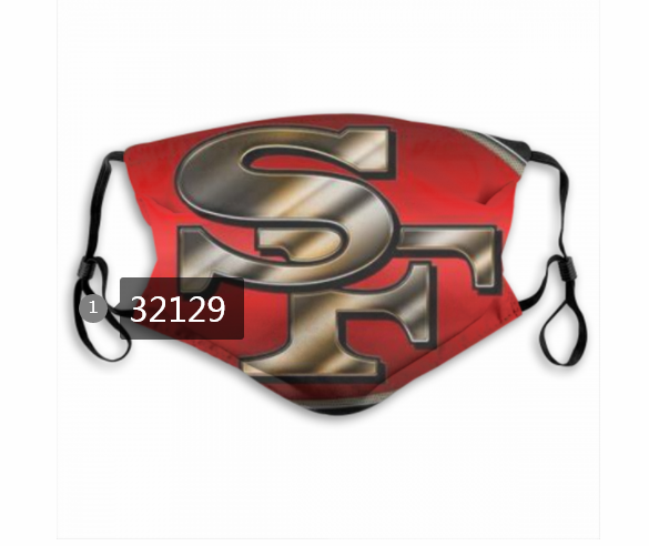 NFL 2020 San Francisco 49ers #40 Dust mask with filter
